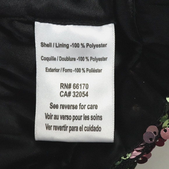 Rdalamal x Anthropologie Sequin Top Women XS Multicolor Crop Surplice Statement - Picture 15 of 16